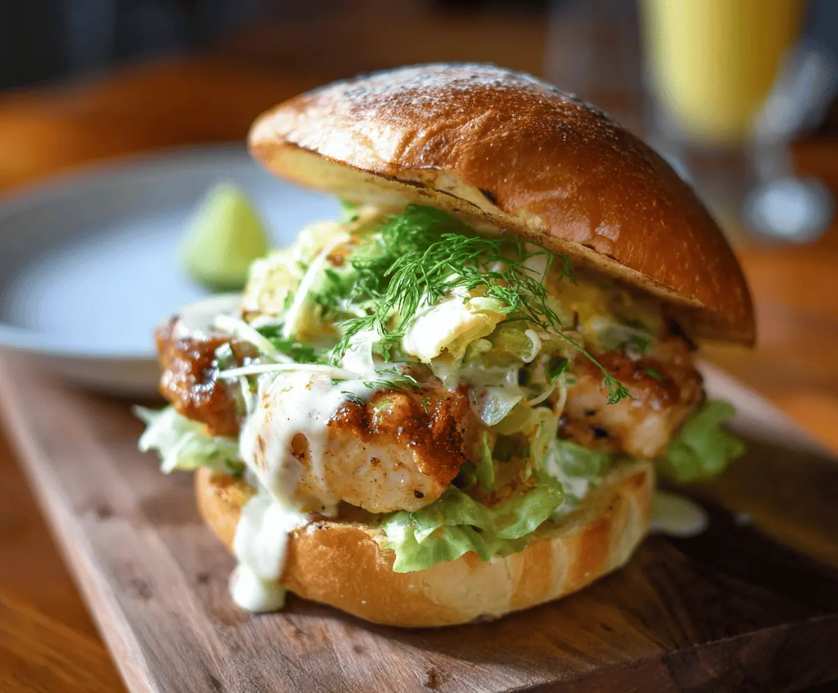 Easy Chicken Caesar Sandwich Recipe