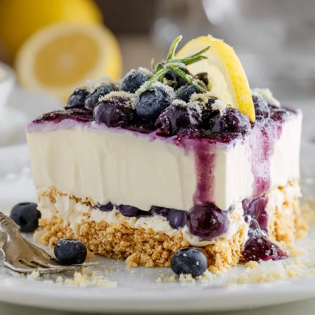 No-Bake-Lemon-Blueberry-Dessert-Cake-featured