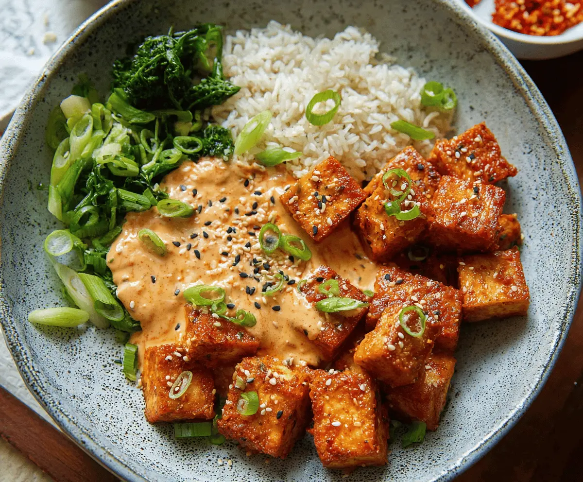Spicy Tofu in Creamy Coconut Sauce Recipe