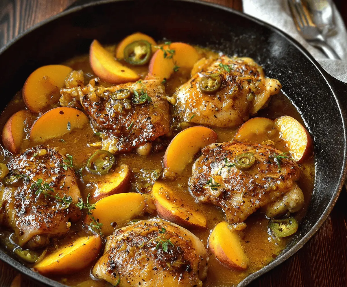 Jalapeno Peach Chicken Recipe