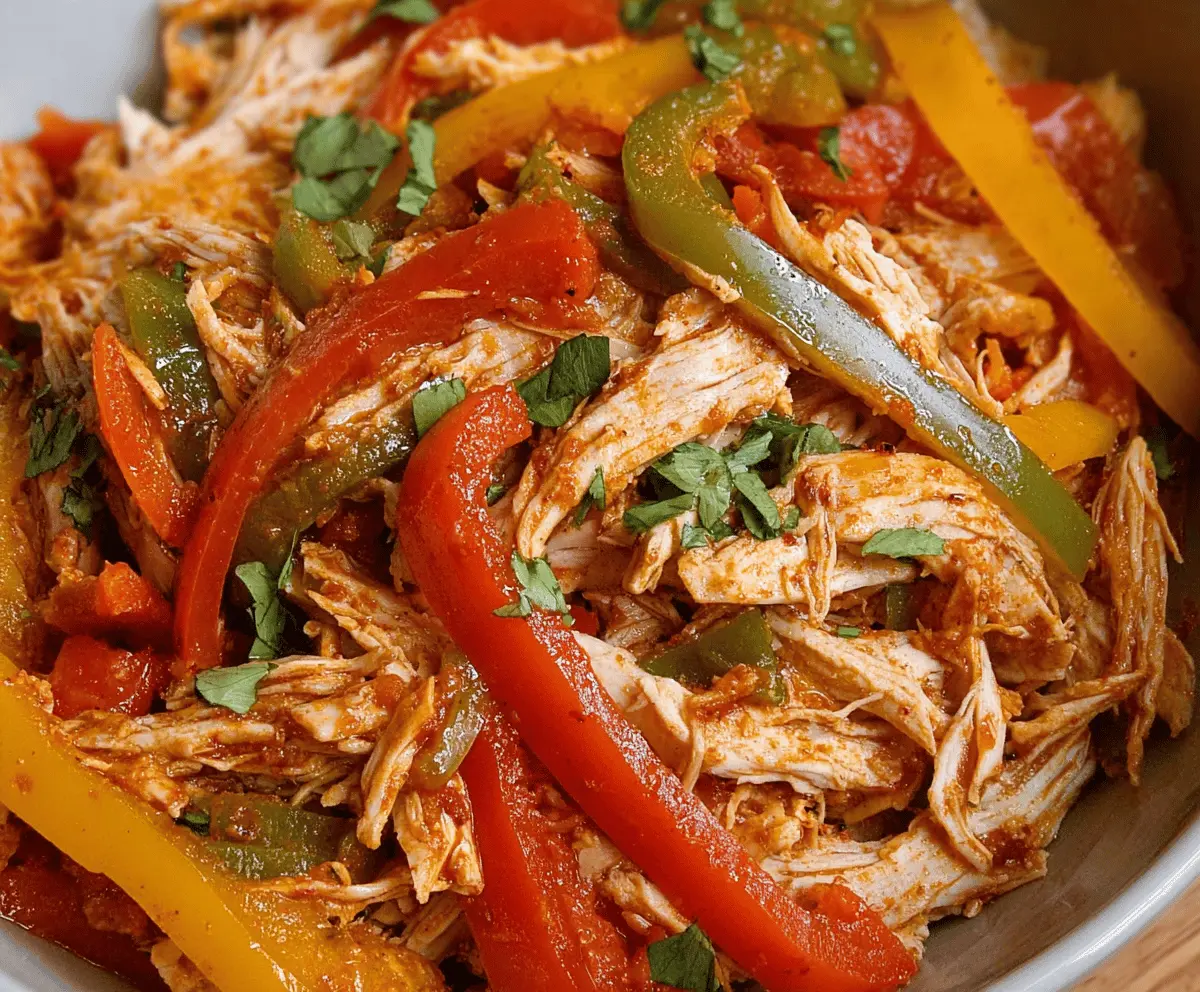 Crock Pot Chicken Fajitas
