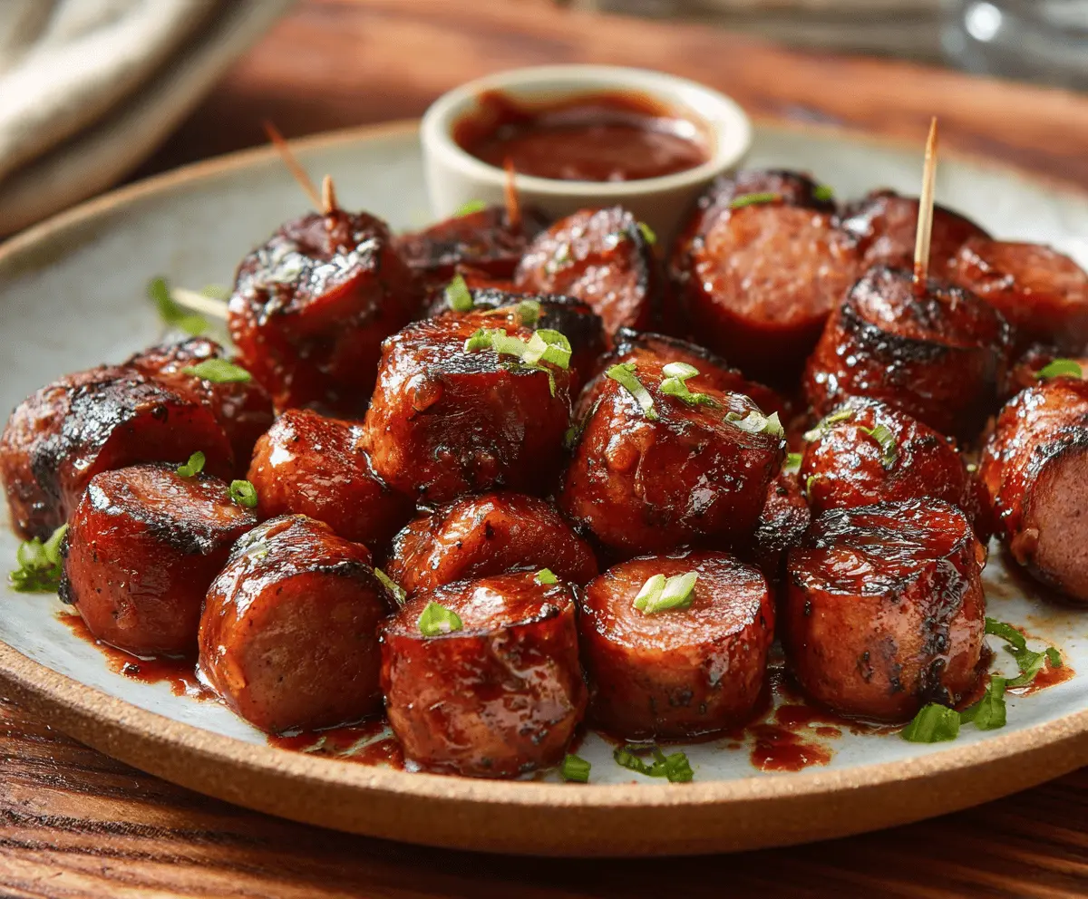 Bbq Smoked Sausage Bites