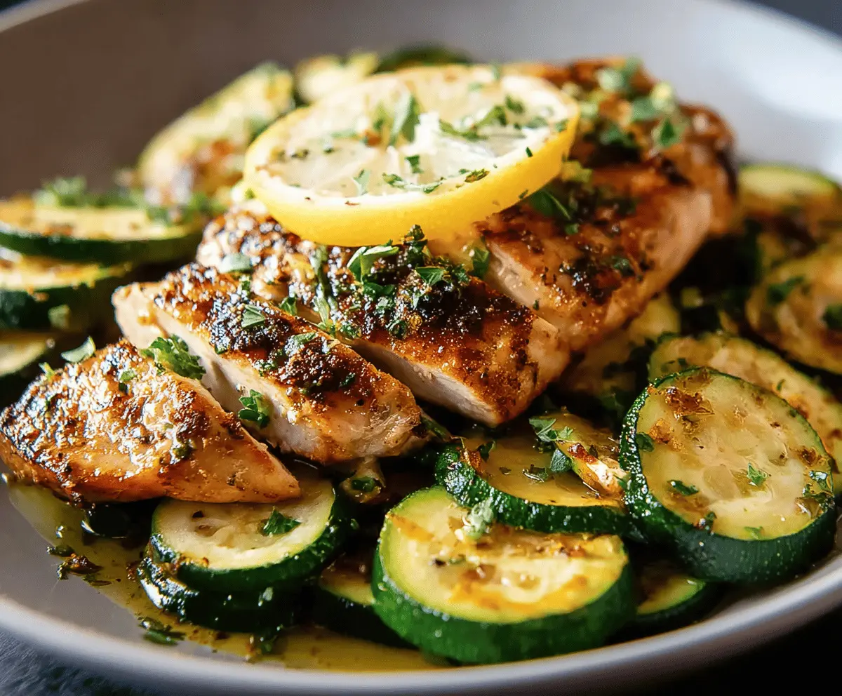 Asado Chicken Breast Lemon Zucchini