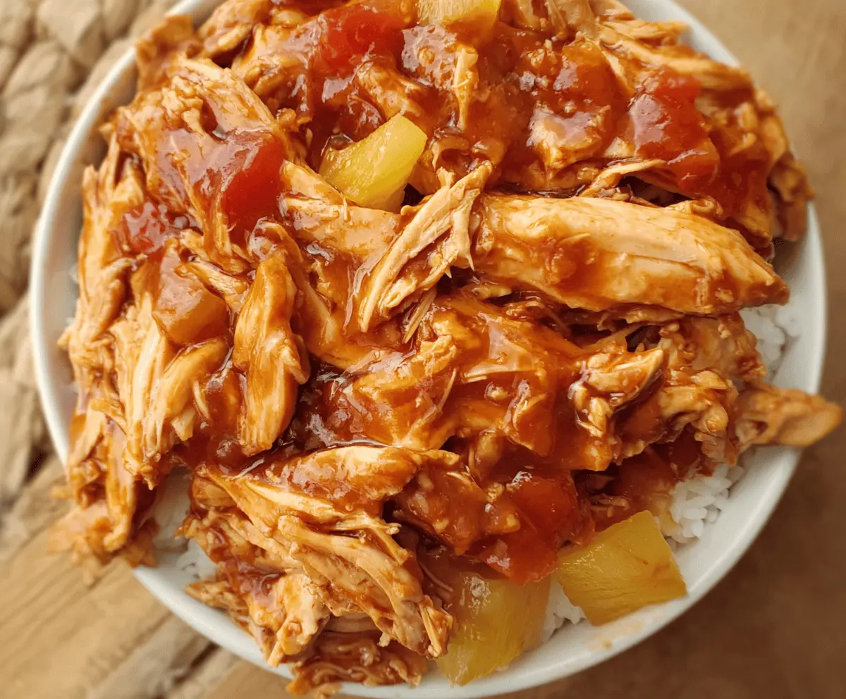 Sweet Hawaiian Crockpot Chicken Recipe