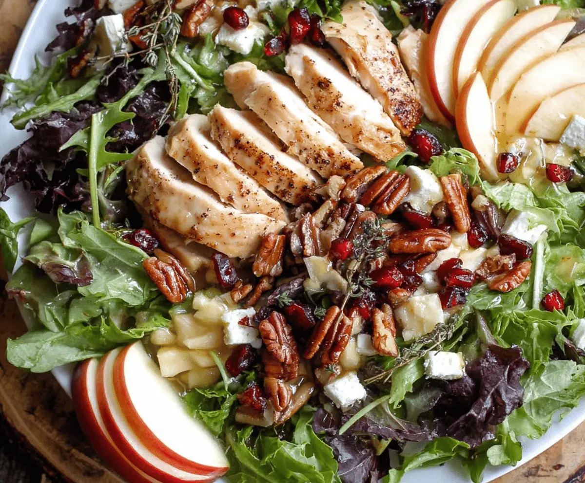 Apple pecan chicken salad