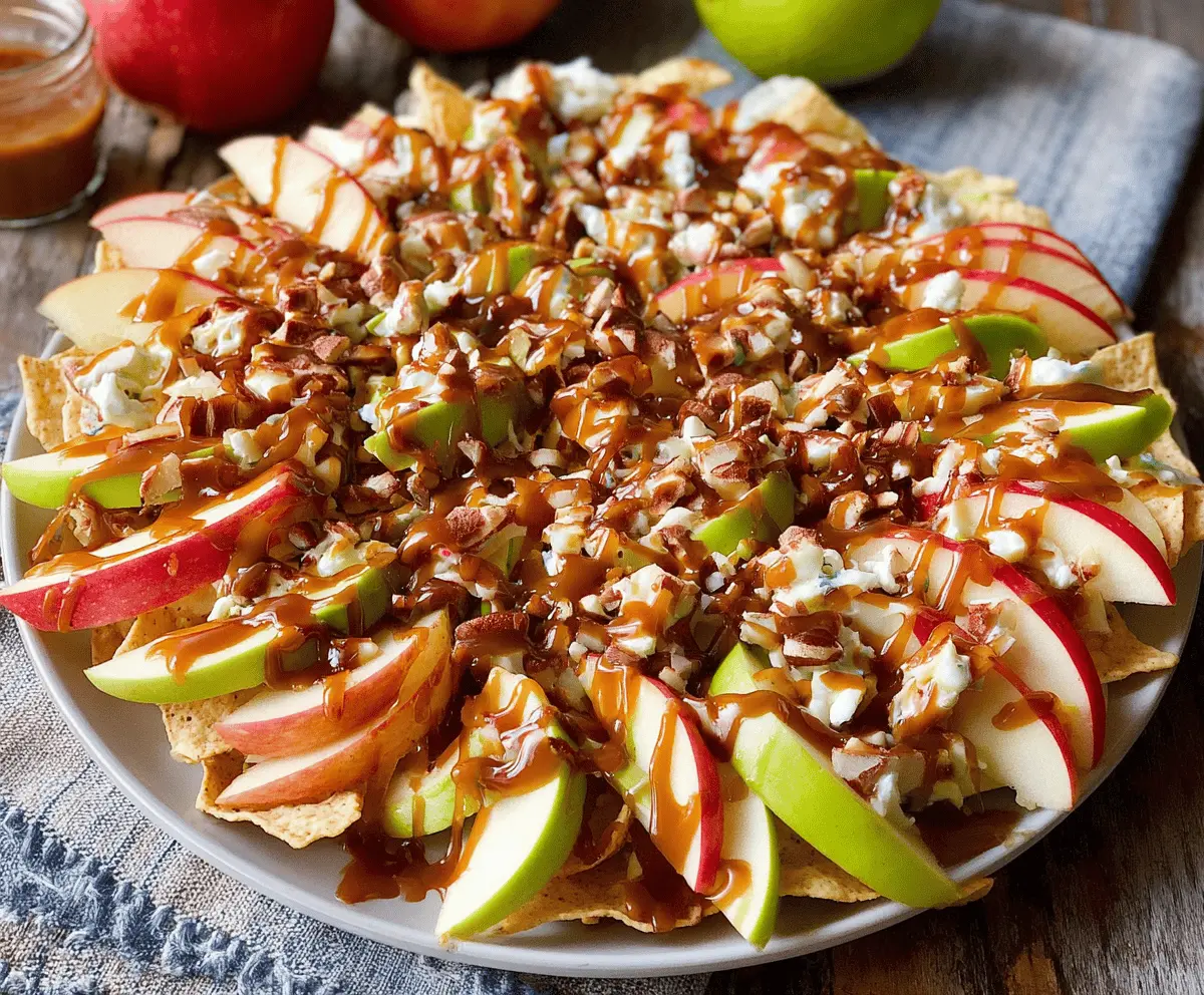 Caramel Apple Nachos