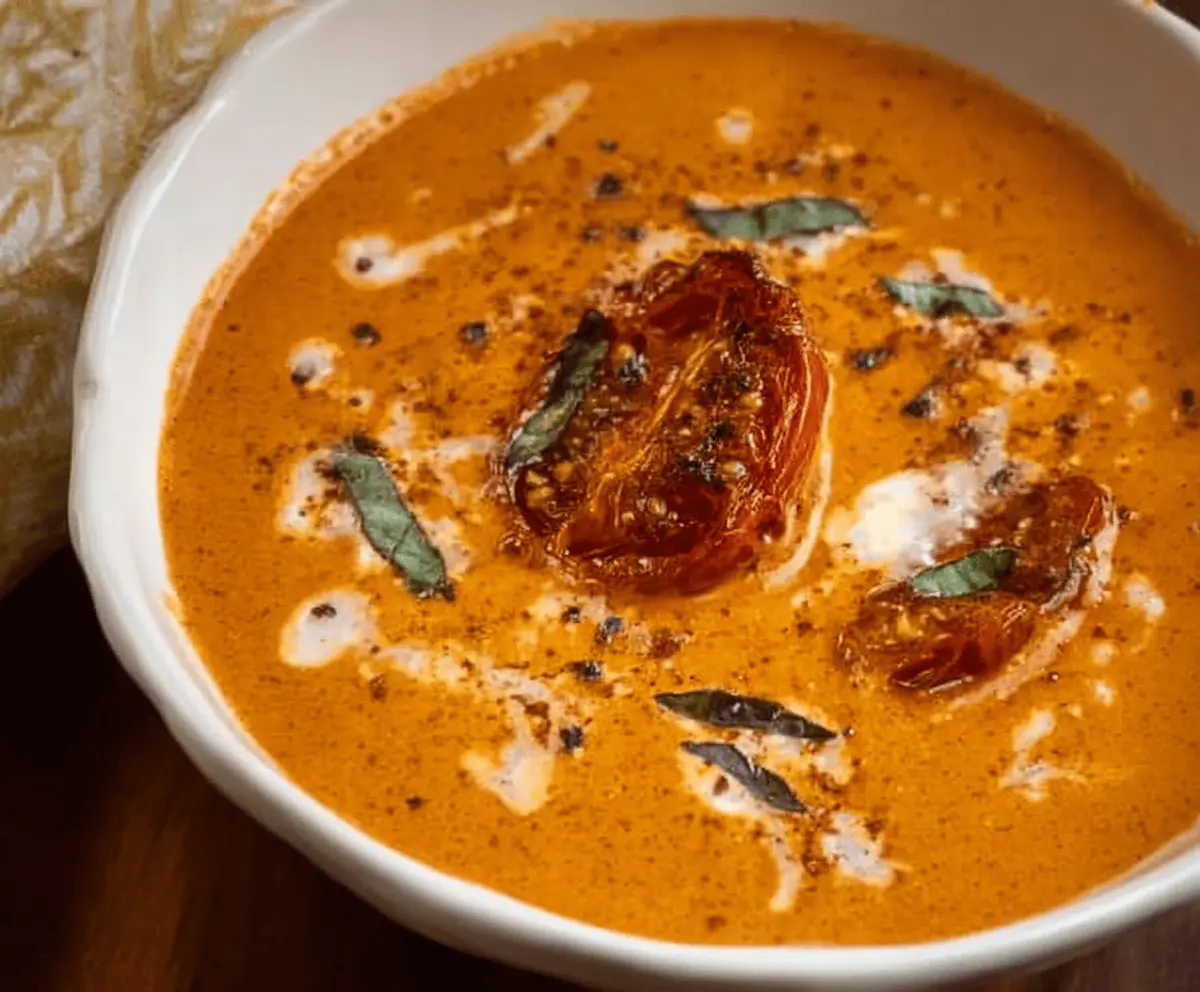 Creamy Roasted Garlic Tomato Soup