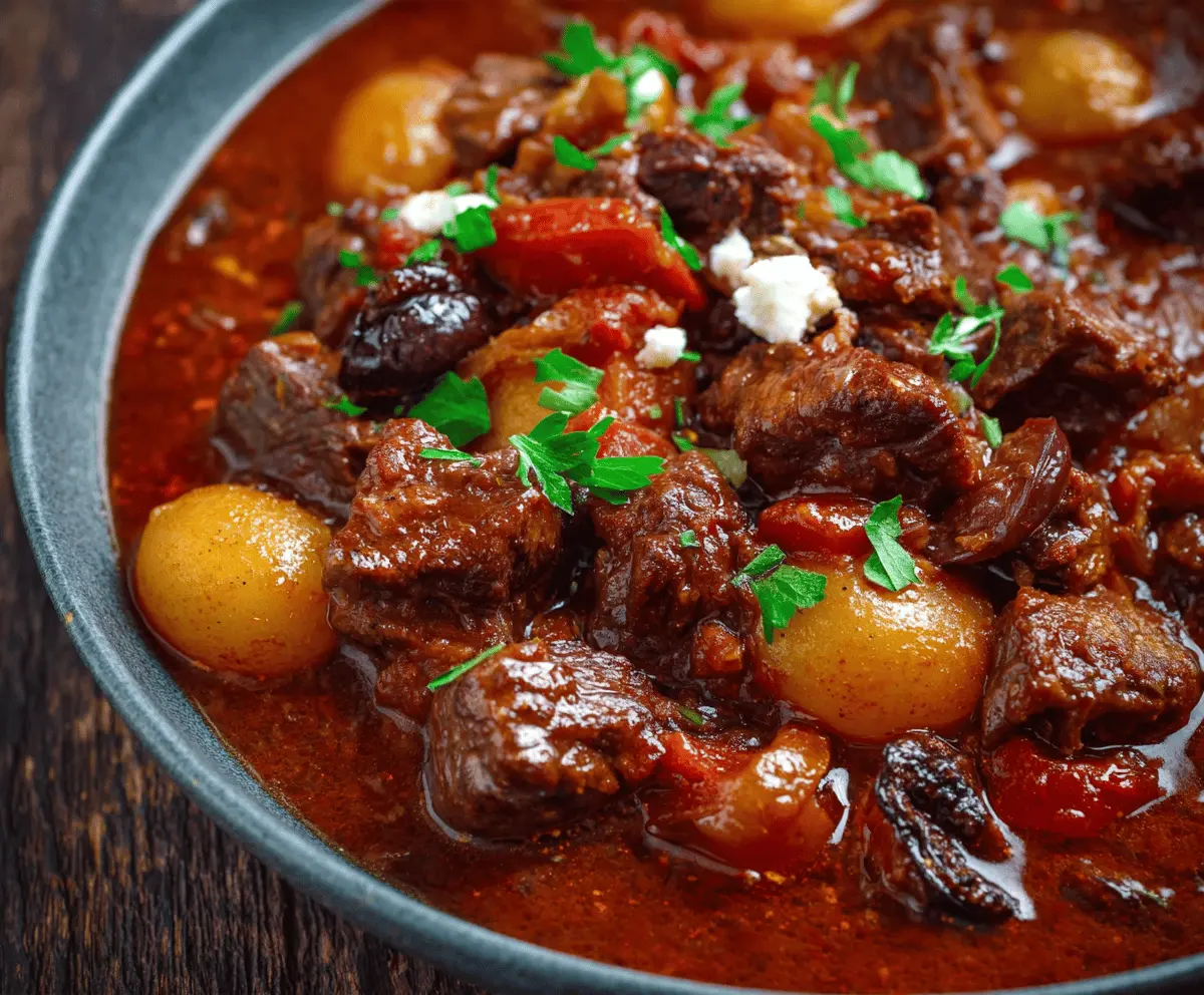 Greek Beef Stew