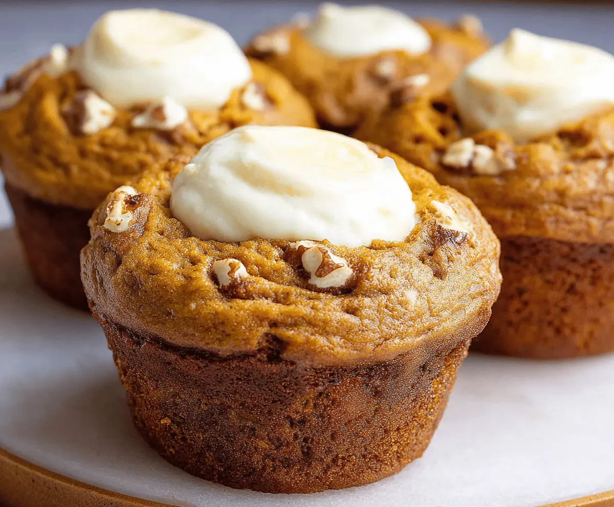 Pumpkin Cream Cheese Muffins