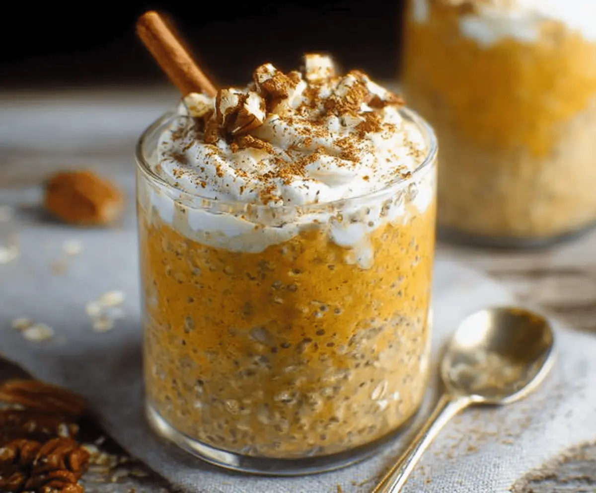 Pumpkin Pie Overnight Oats