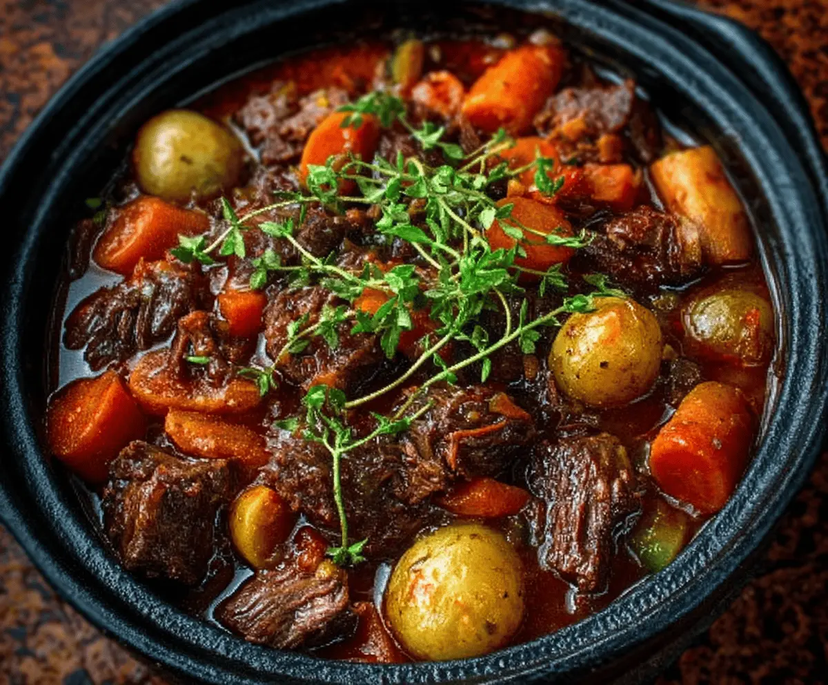 Witches Cauldron Beef Stew