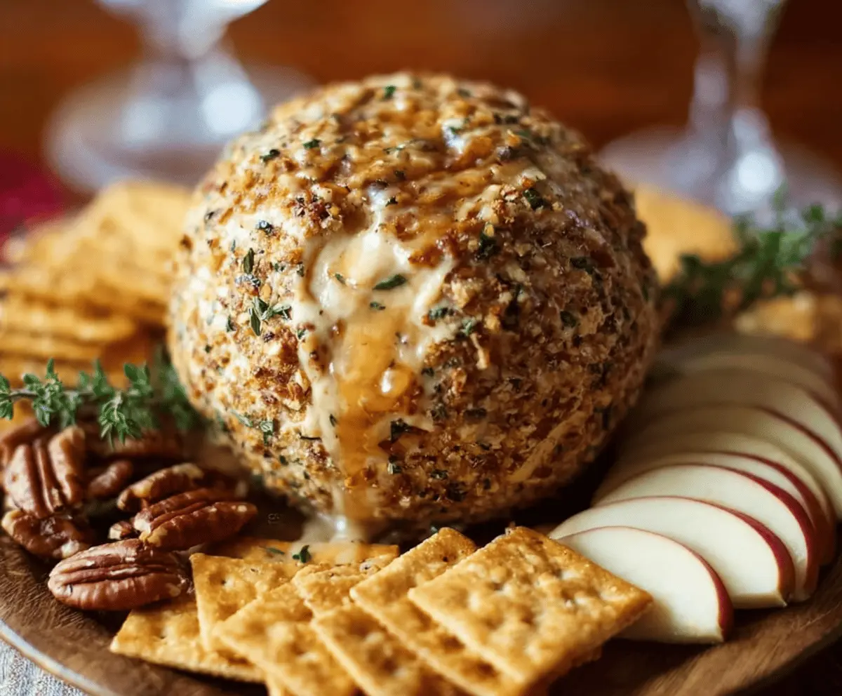 Apple Cider Cheese Ball