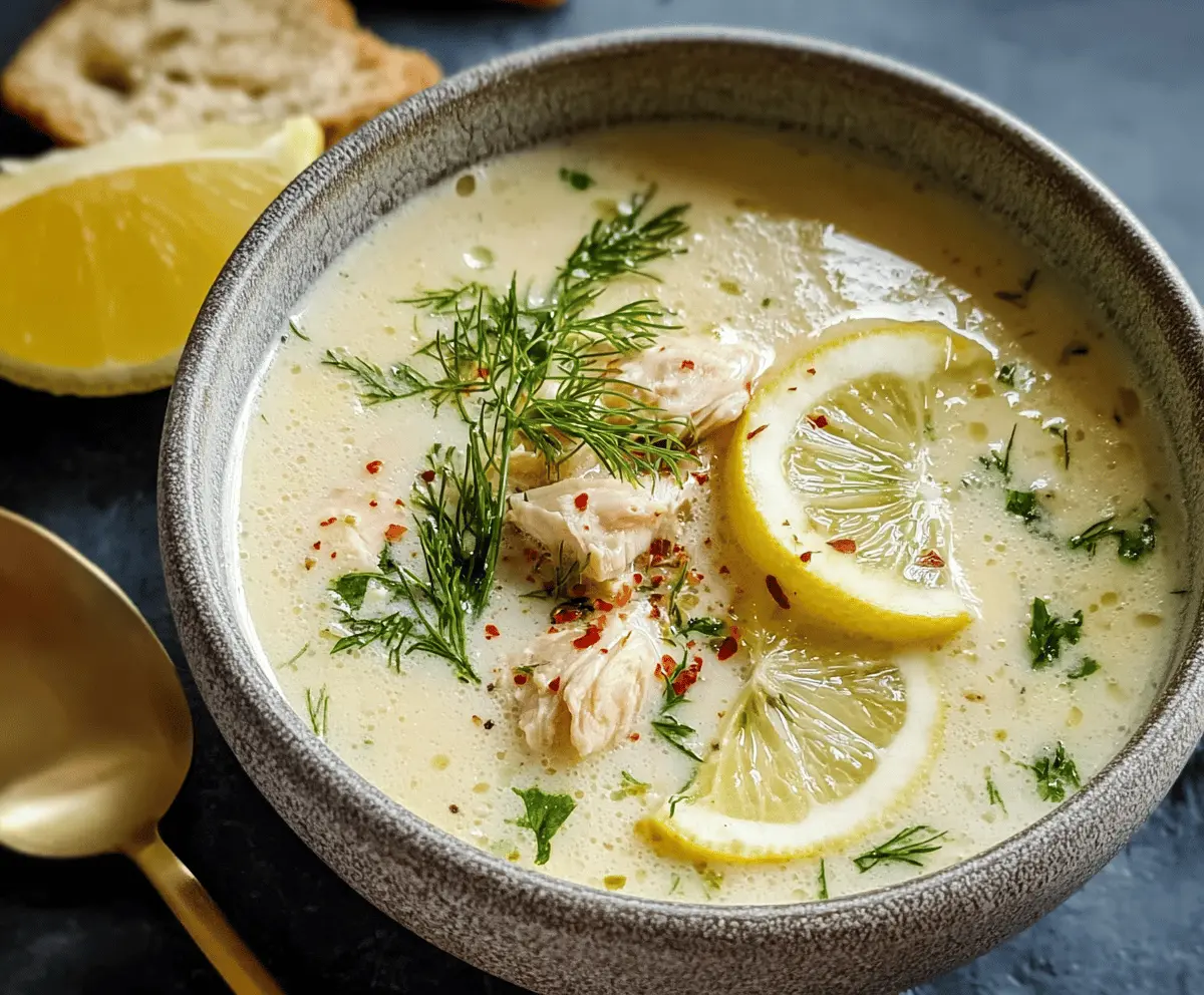 Avgolemono Soup