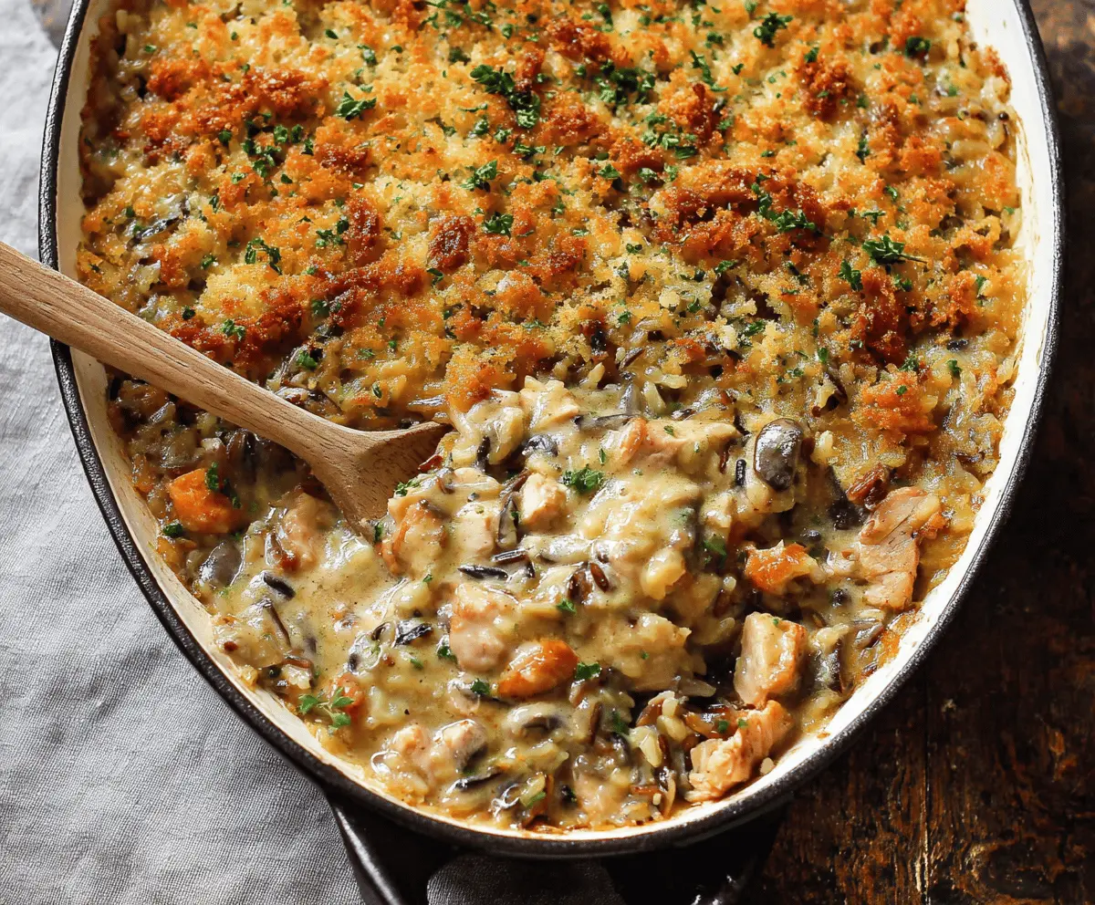 Chicken Wild Rice Casserole