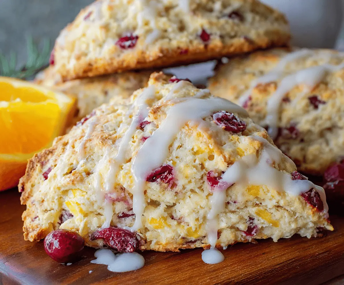 Cranberry Orange Scones