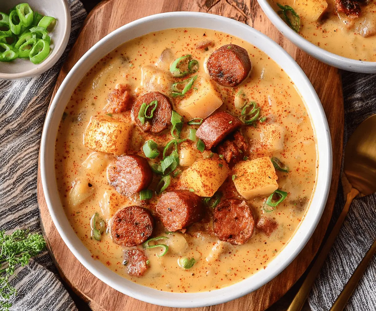 Instant Pot Cajun Potato Soup