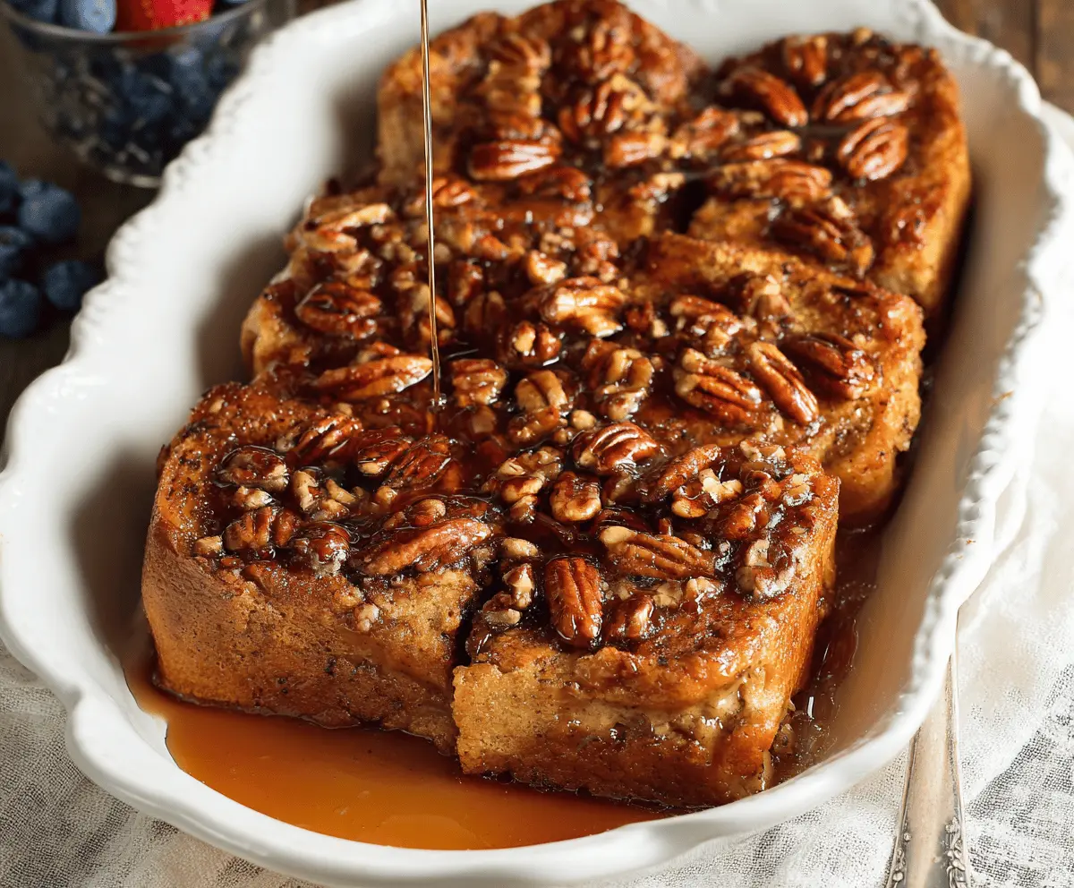 Maple Pecan French Toast Bake