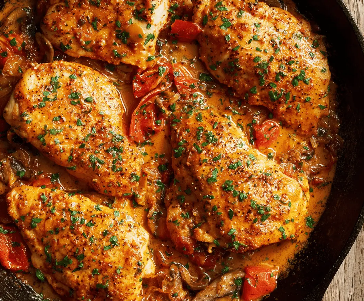 Melt-In-Your-Mouth Chicken Skillet
