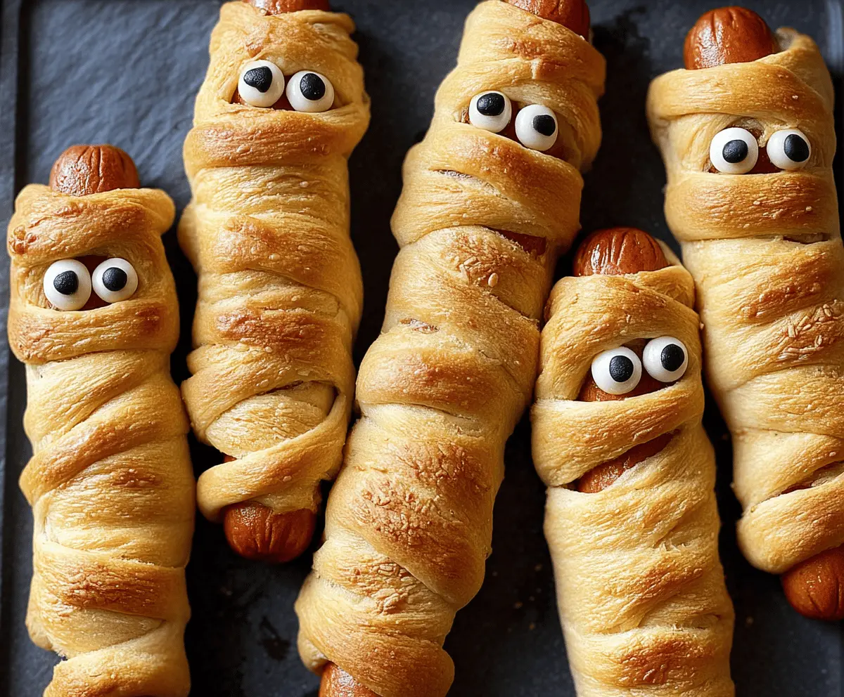 Easy Mummy Hot Dogs Recipe – Fun Halloween Snack Idea