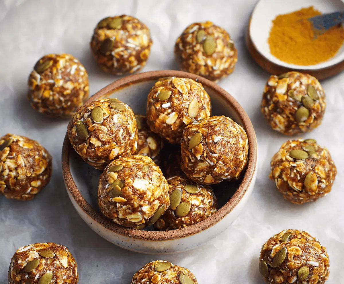 Pumpkin Spice Energy Bites