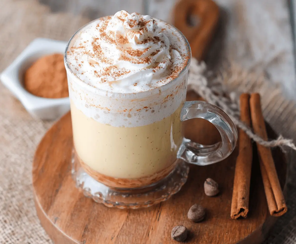 Pumpkin Spice White Hot Chocolate