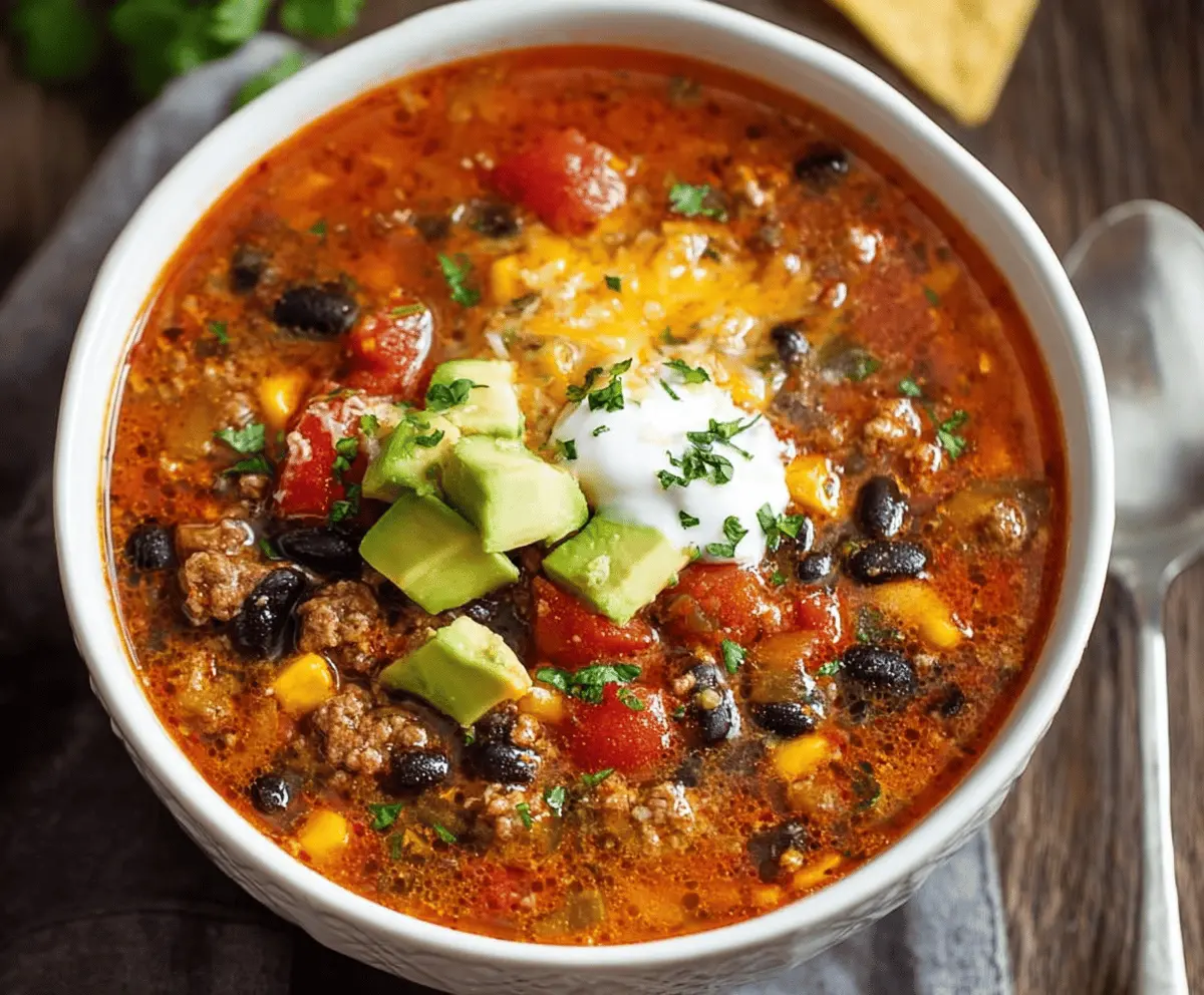 Taco Soup Recipe