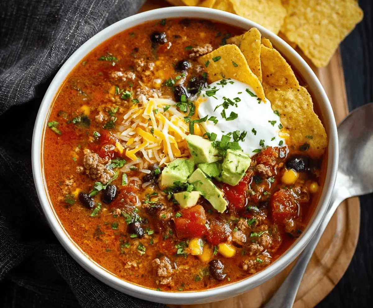 Taco Soup Recipe