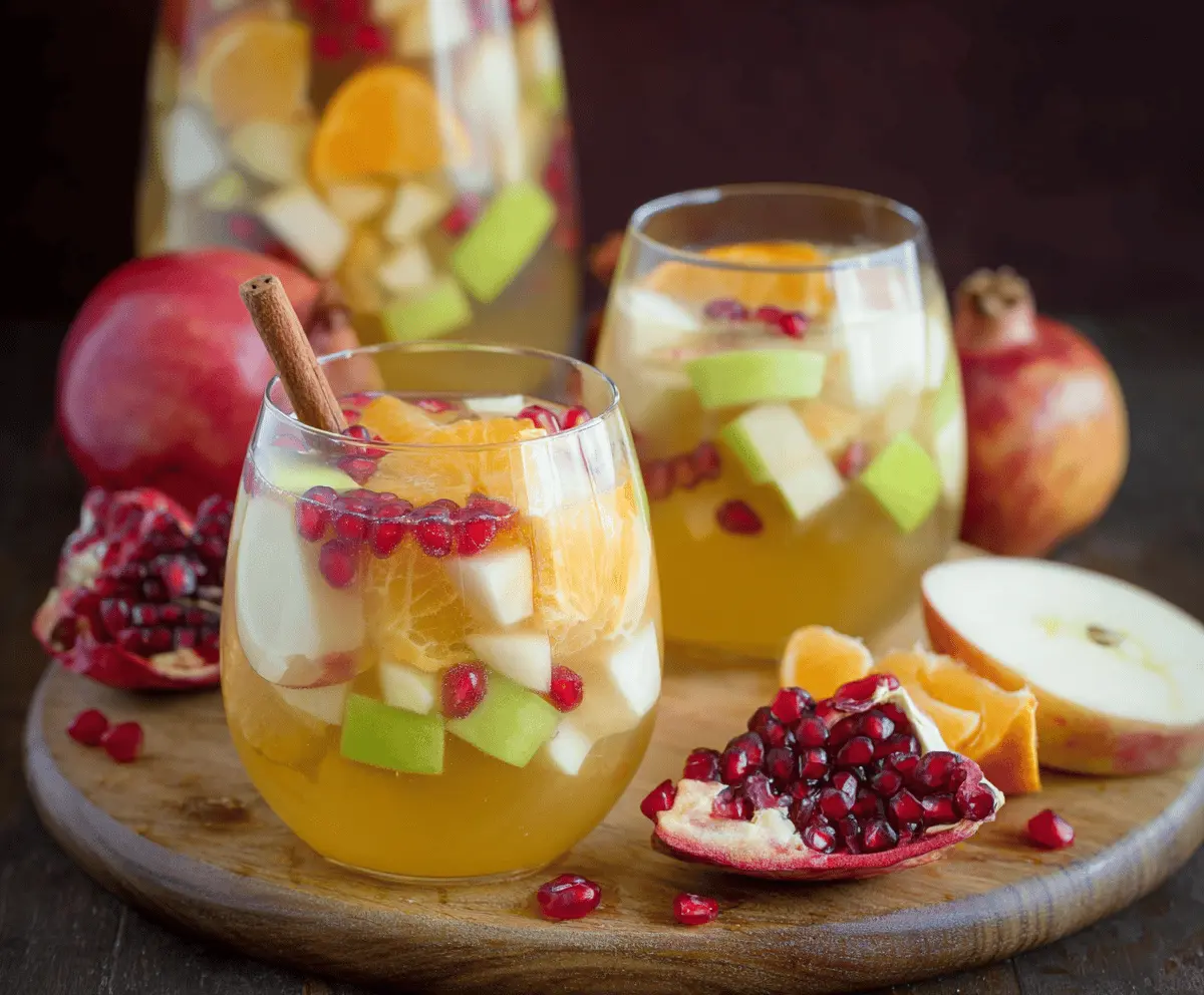 Apple Cider Sangria Recipe with Fresh Fall Fruits – Perfect Autumn Drink