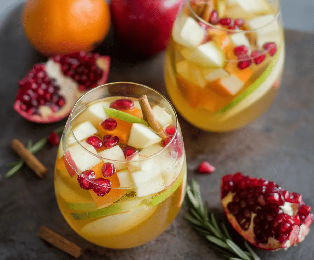 Apple Cider Sangria Recipe with Fresh Fall Fruits – Perfect Autumn Drink