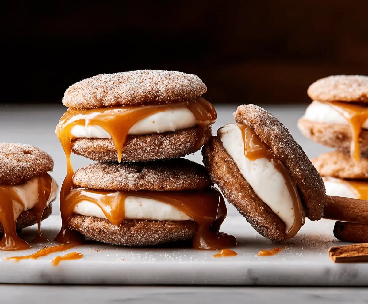 Irresistible Apple Cider Whoopie Pie Cookies with Caramel Filling