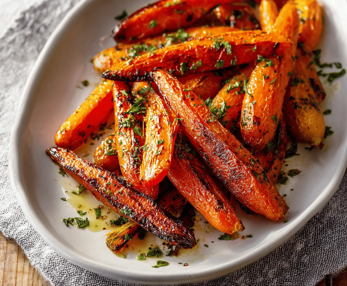 Charred Carrots Recipe – Easy Side Dish with Bold Flavor