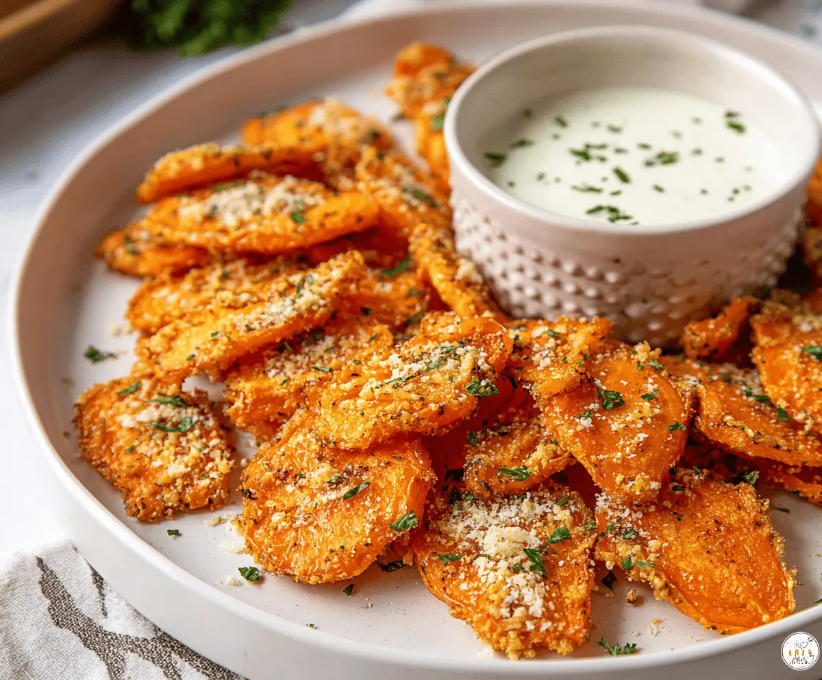 Crispy Parmesan Ranch Smashed Carrots Recipe - Easy & Delicious