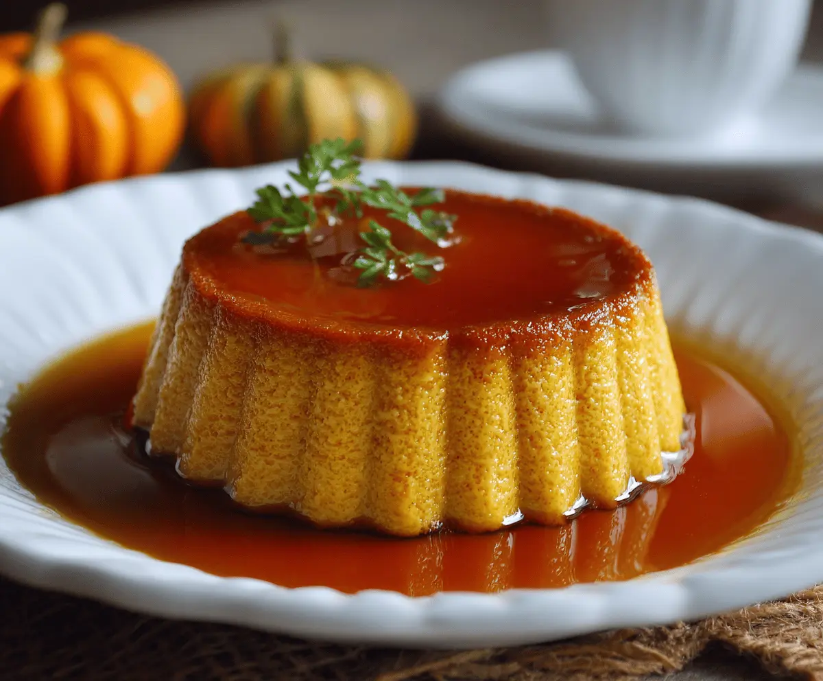 Easy Homemade Pumpkin Flan Recipe – Creamy & Delicious Fall Dessert