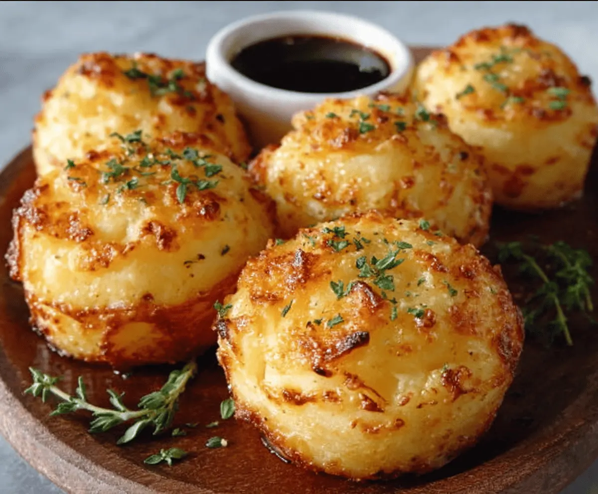 Cheesy Mashed Potato Puffs Recipe