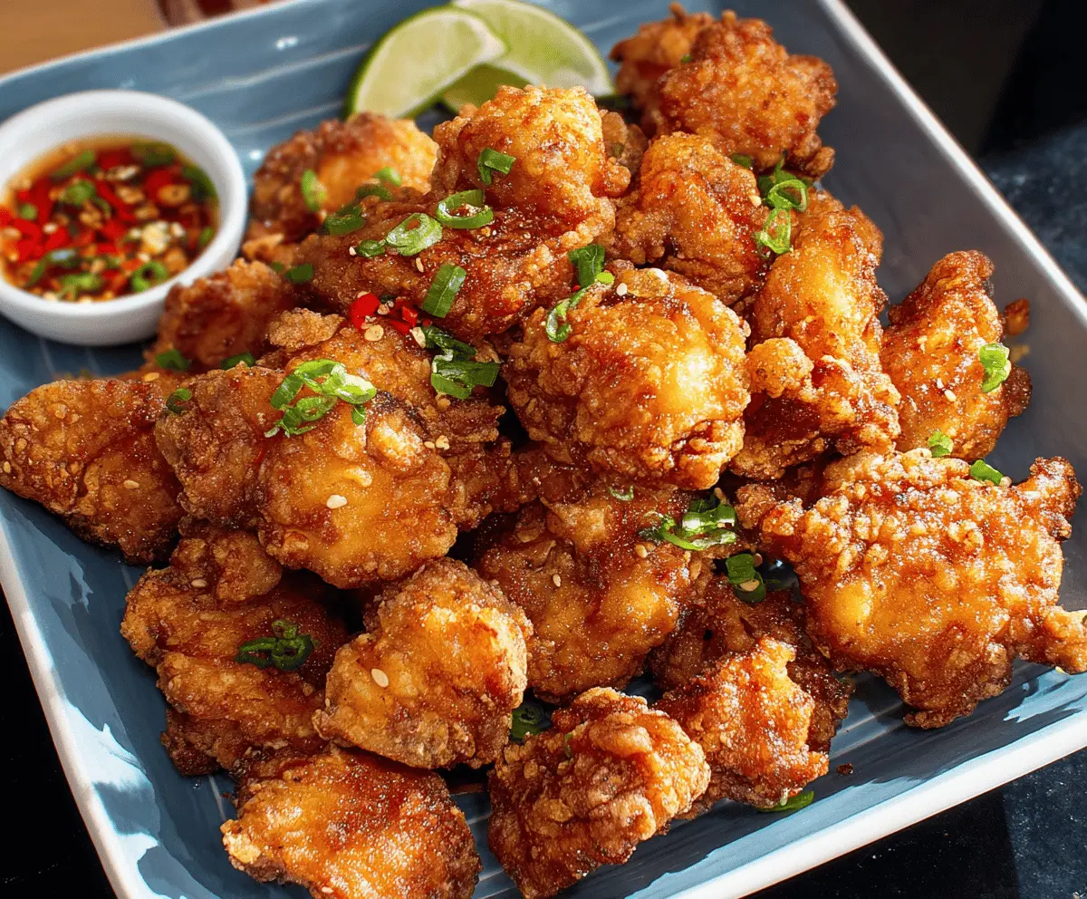 Easy Homemade Karaage Chicken Recipe – Crispy Japanese Fried Chicken