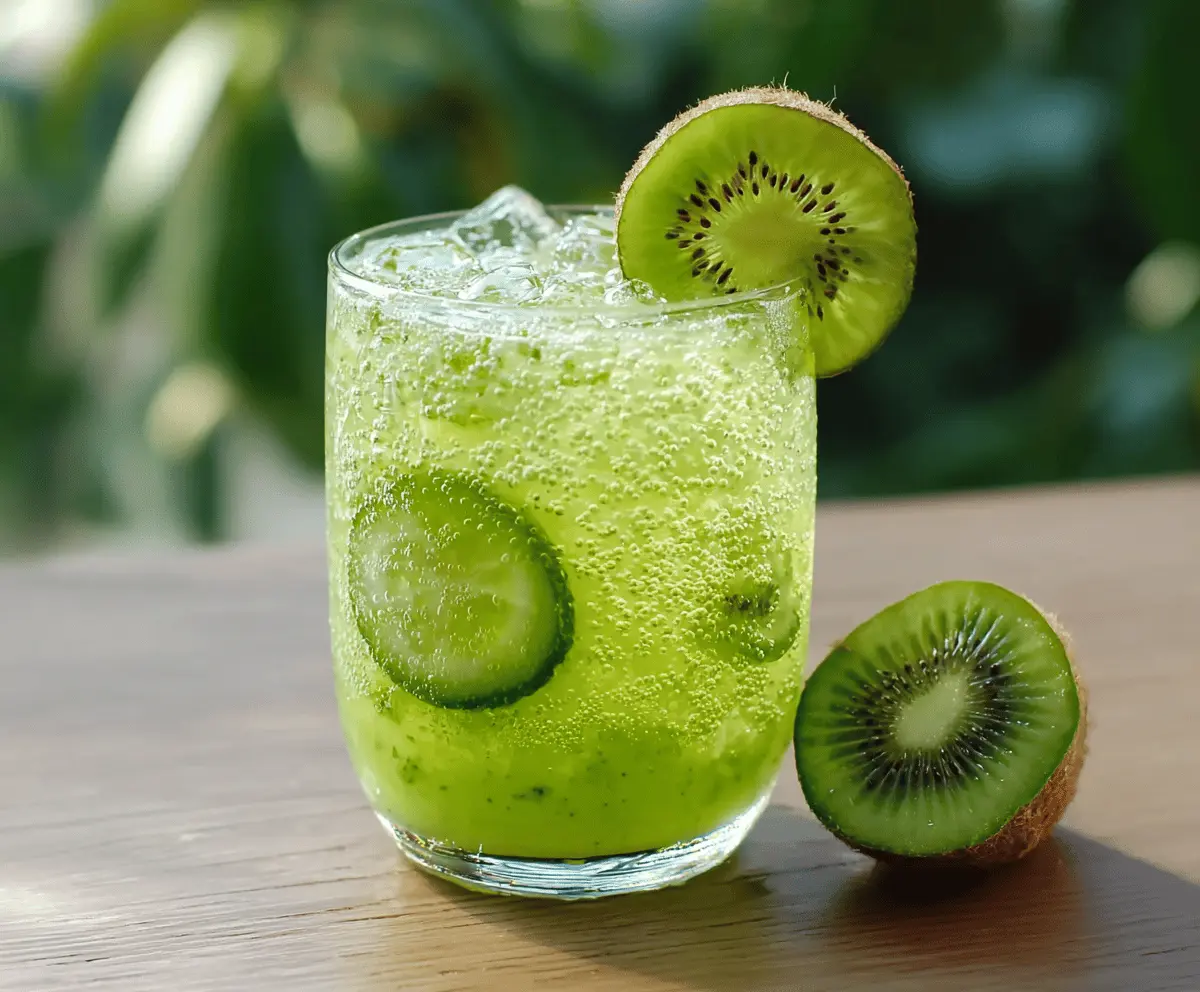 Refreshing Kiwi Cucumber Cooler Recipe – Healthy Summer Drink