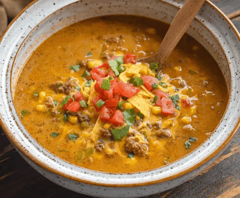 Slow Cooker Nacho Soup