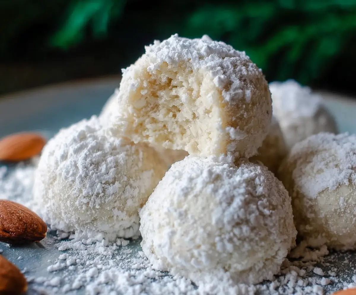 Easy Almond Snowball Cookies