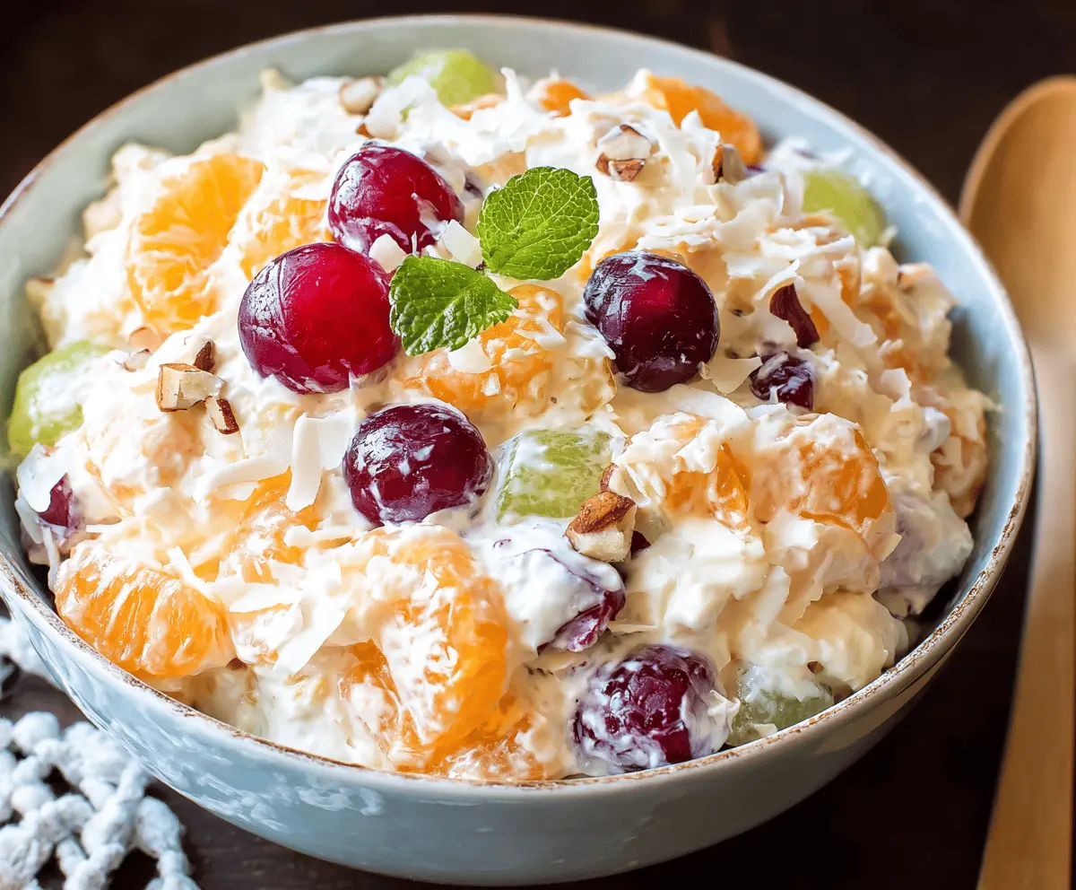 Easy Ambrosia Salad Recipe