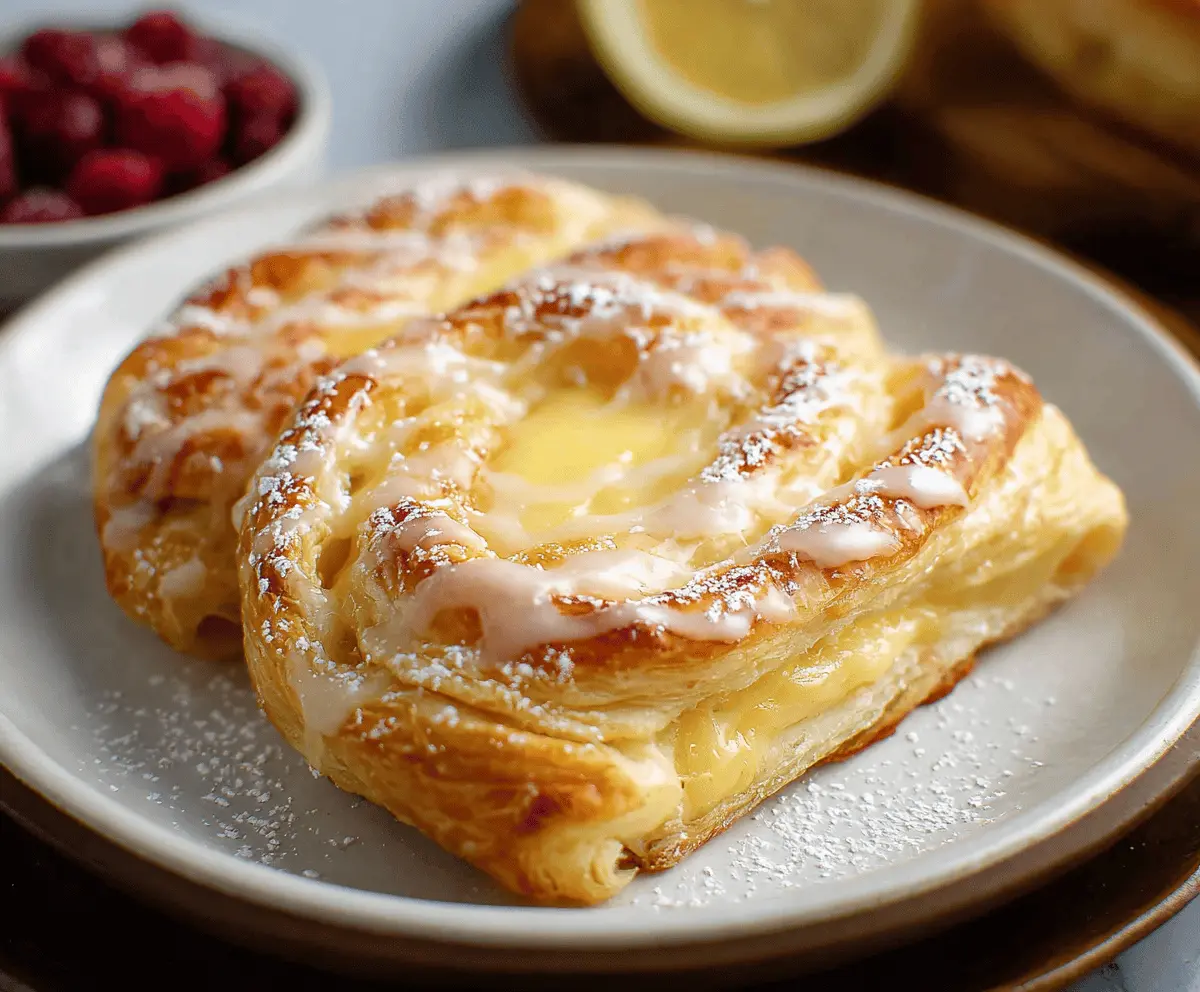 Easy Cheesecake Danish Pastry Recipe