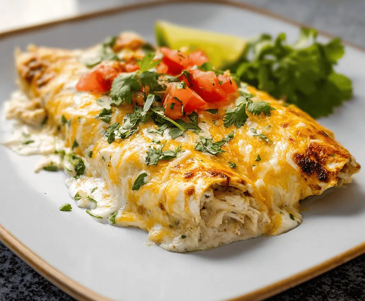Easy Cheesy Chicken Enchiladas