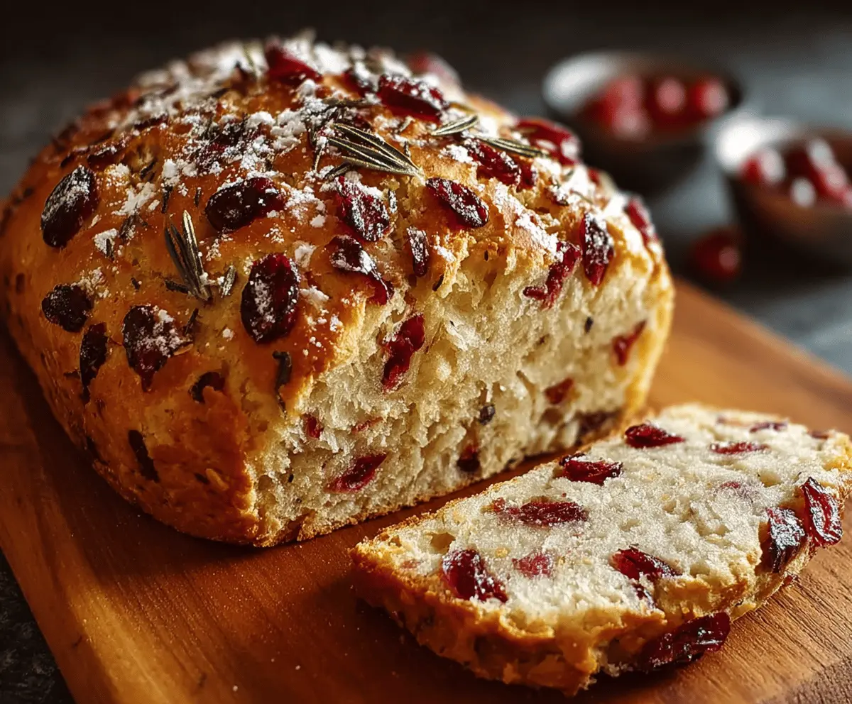 Easy & Delicious Cranberry Bread