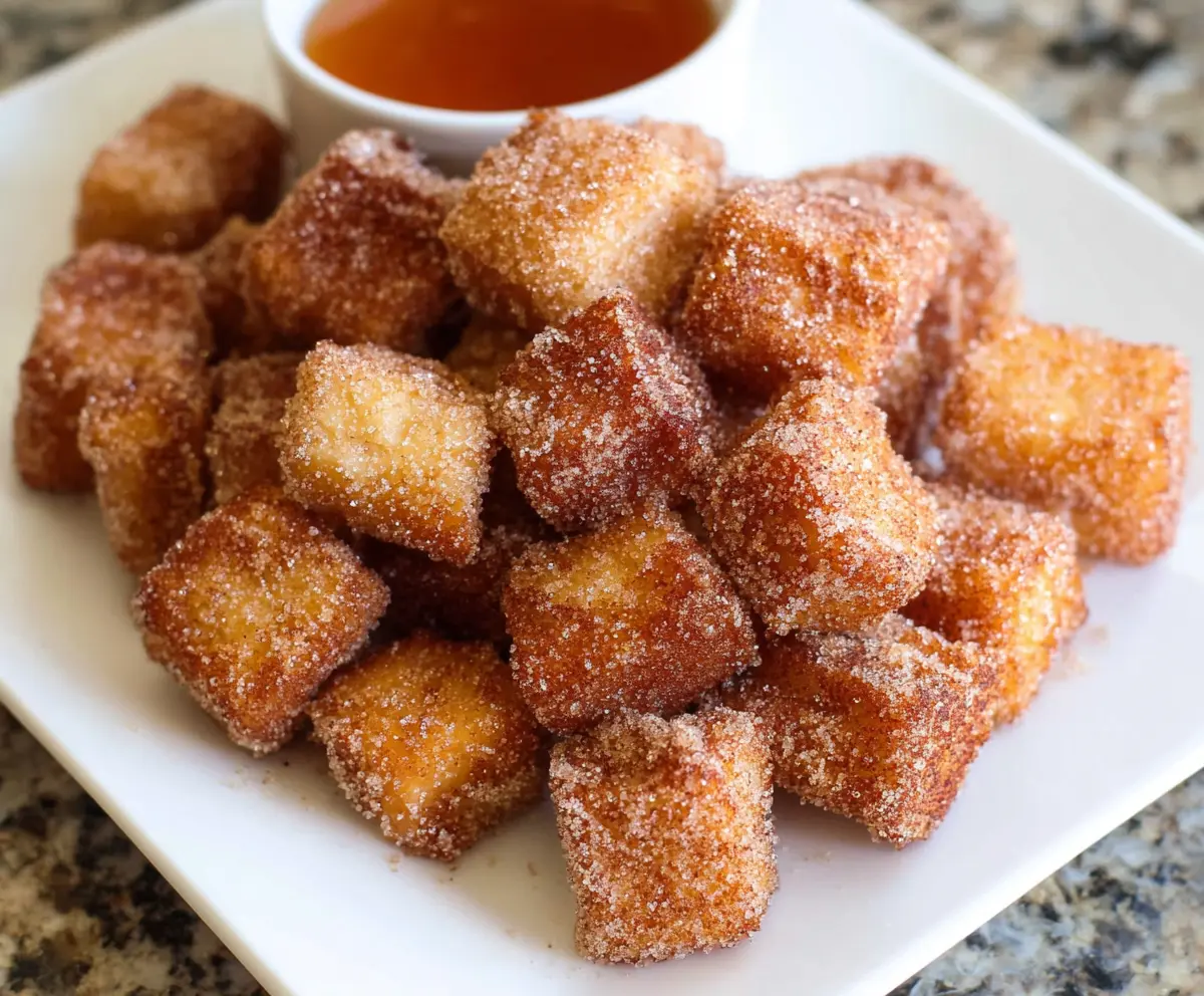 Crispy Angel Cake Churro Bites Recipe
