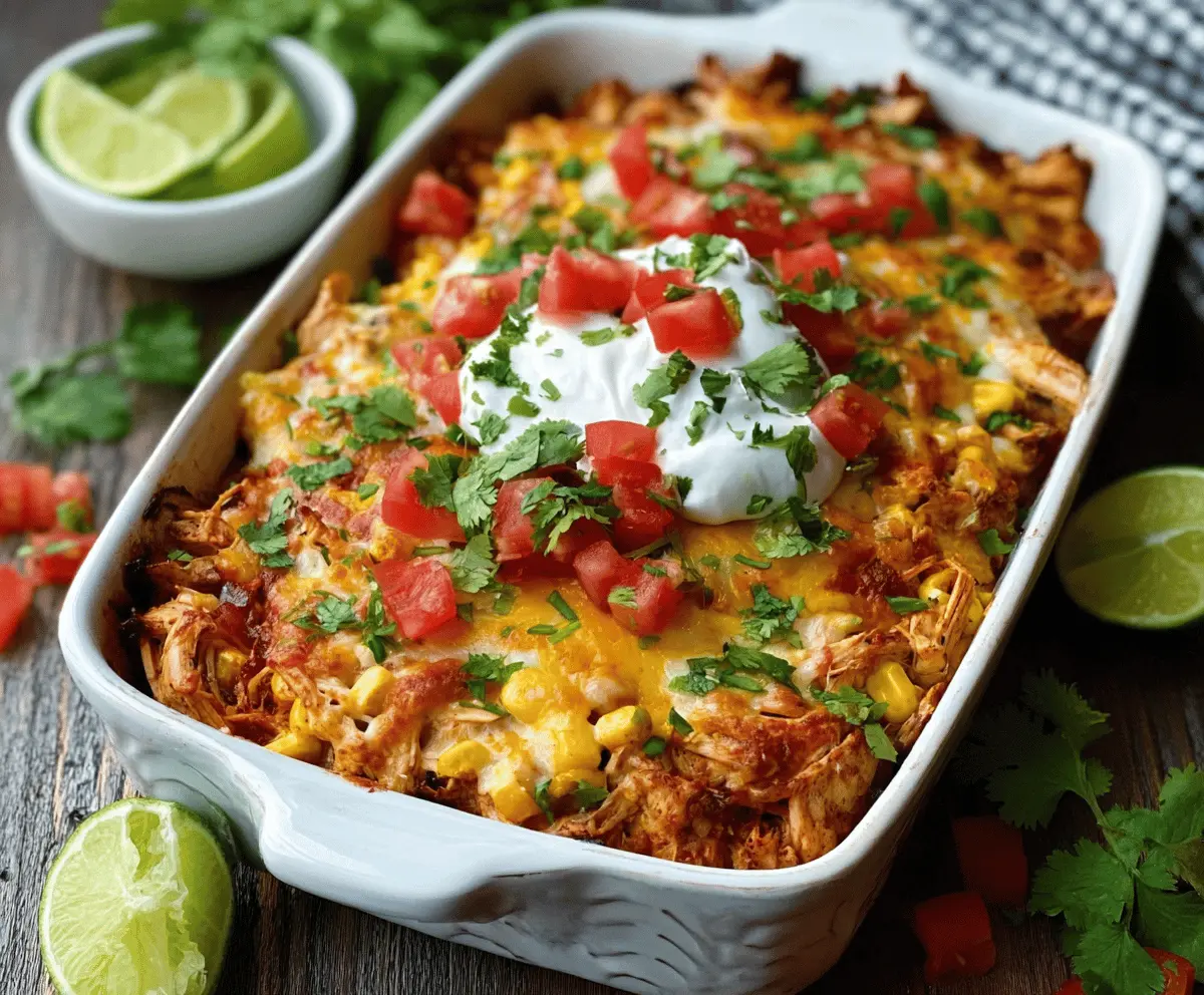 Easy Tex-Mex Chicken Casserole