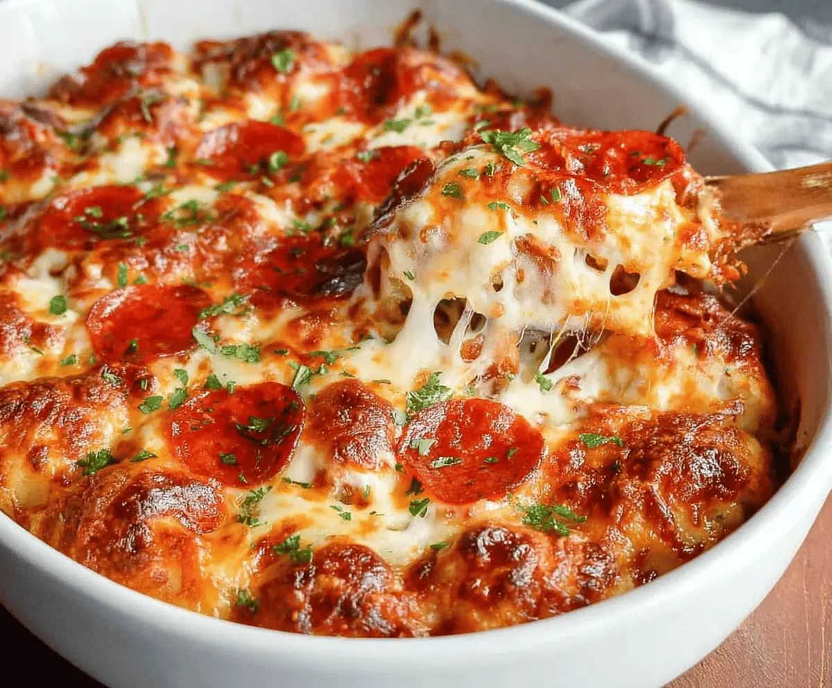 Easy Bubble Up Pizza Casserole