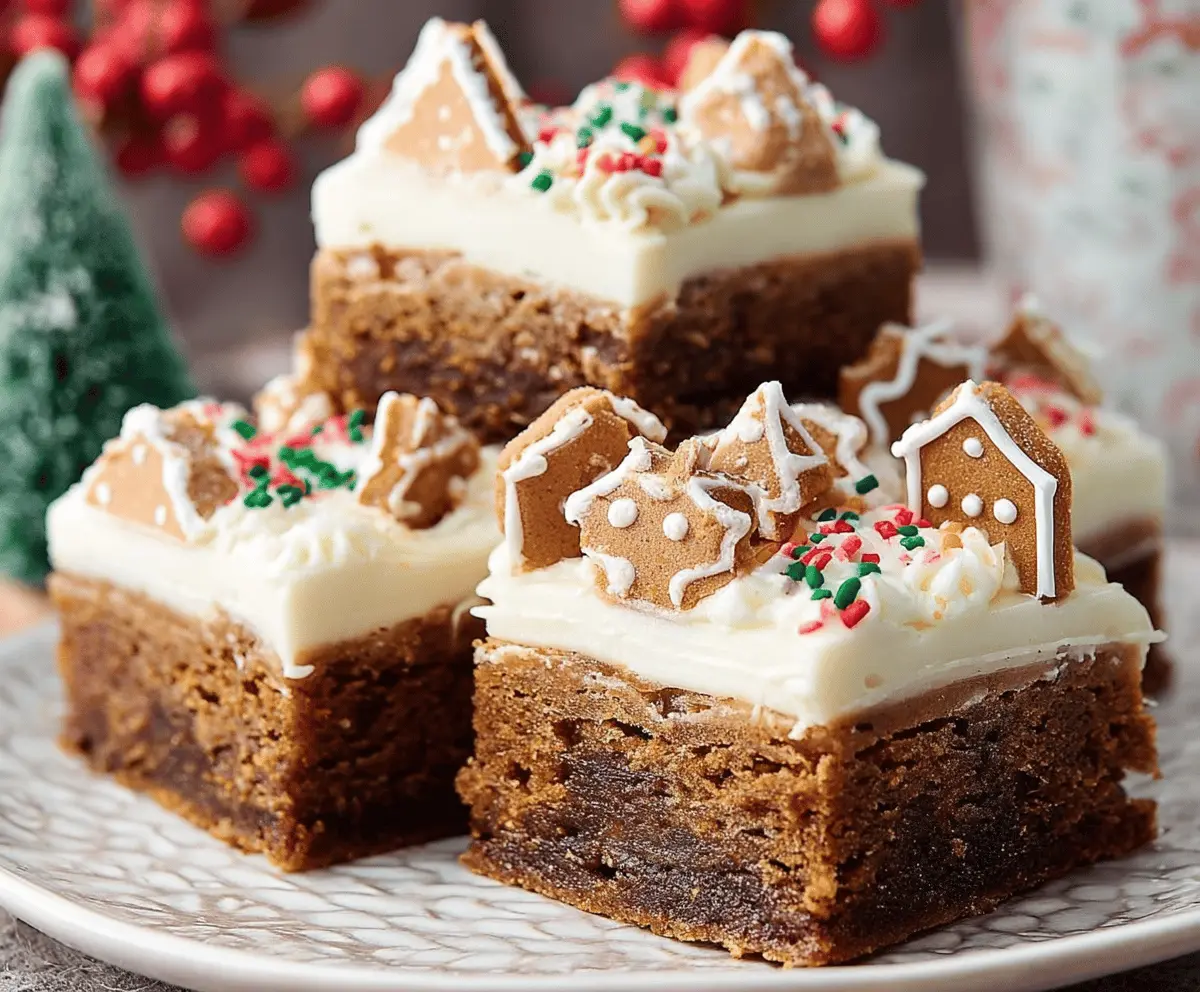 Easy Gingerbread Bars Recipe