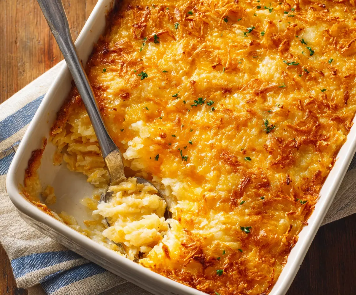 Easy Hashbrown Casserole for Breakfast