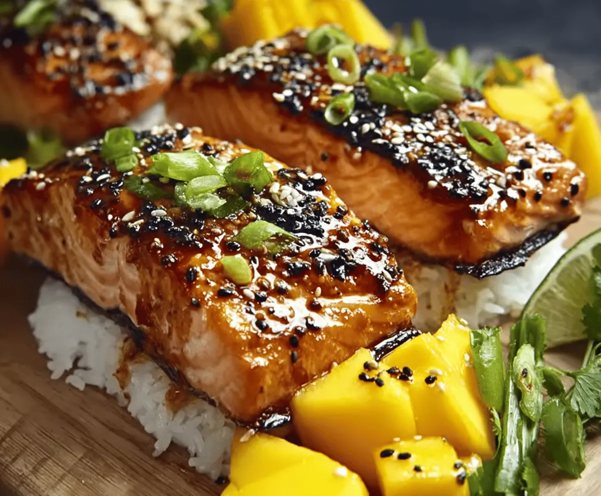 Easy Mango Teriyaki Salmon Recipe