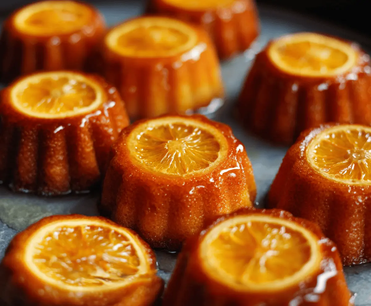 Easy Orange Ginger Honey Cakes
