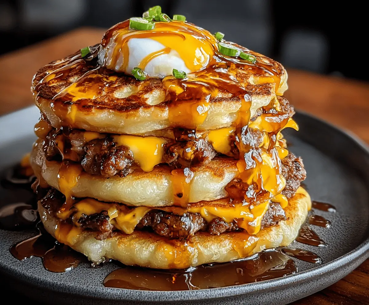 Smash Burger Pancakes Recipe